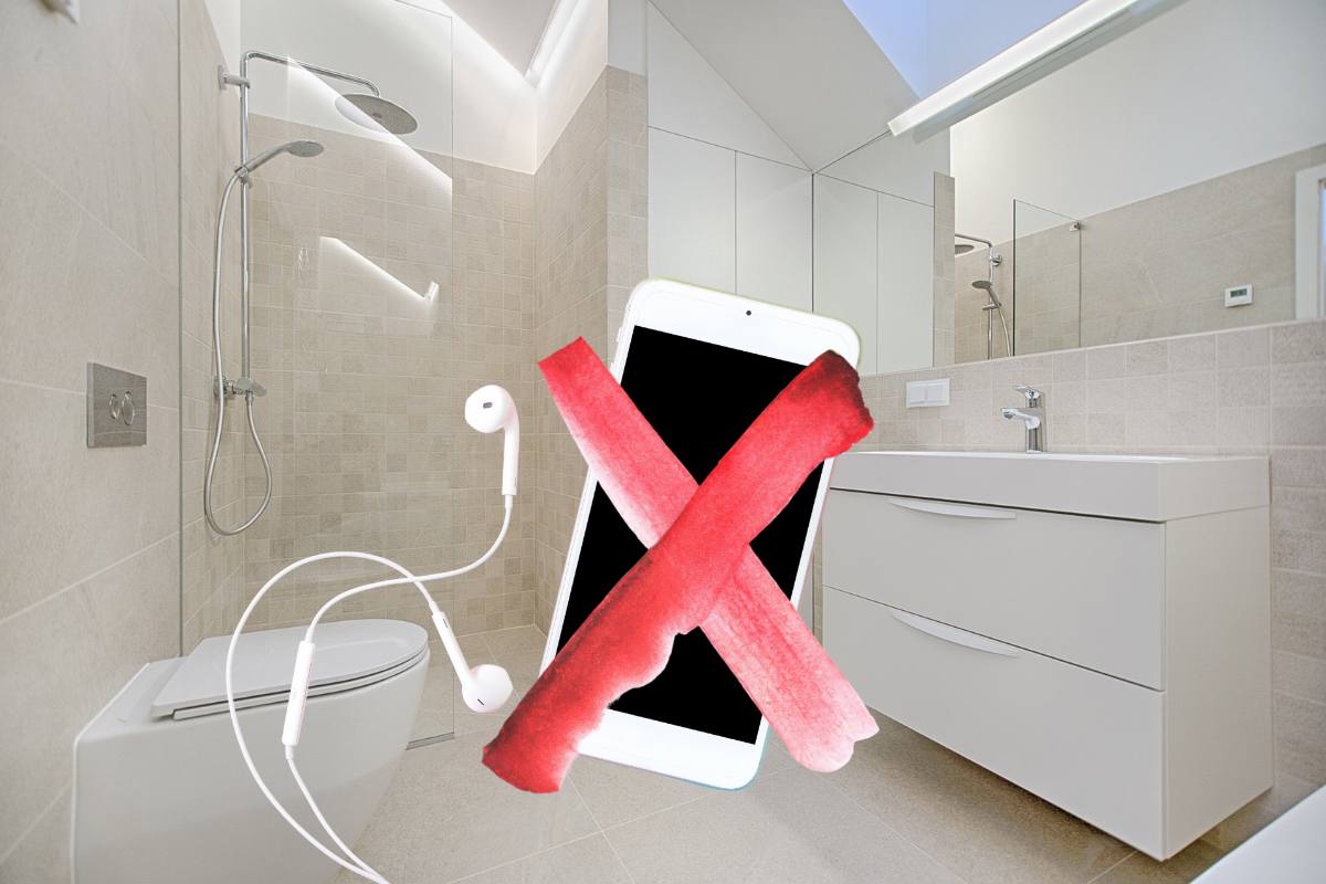 Cellulare in bagno? Forse ora cambierete idea: la regola dei 10 minuti